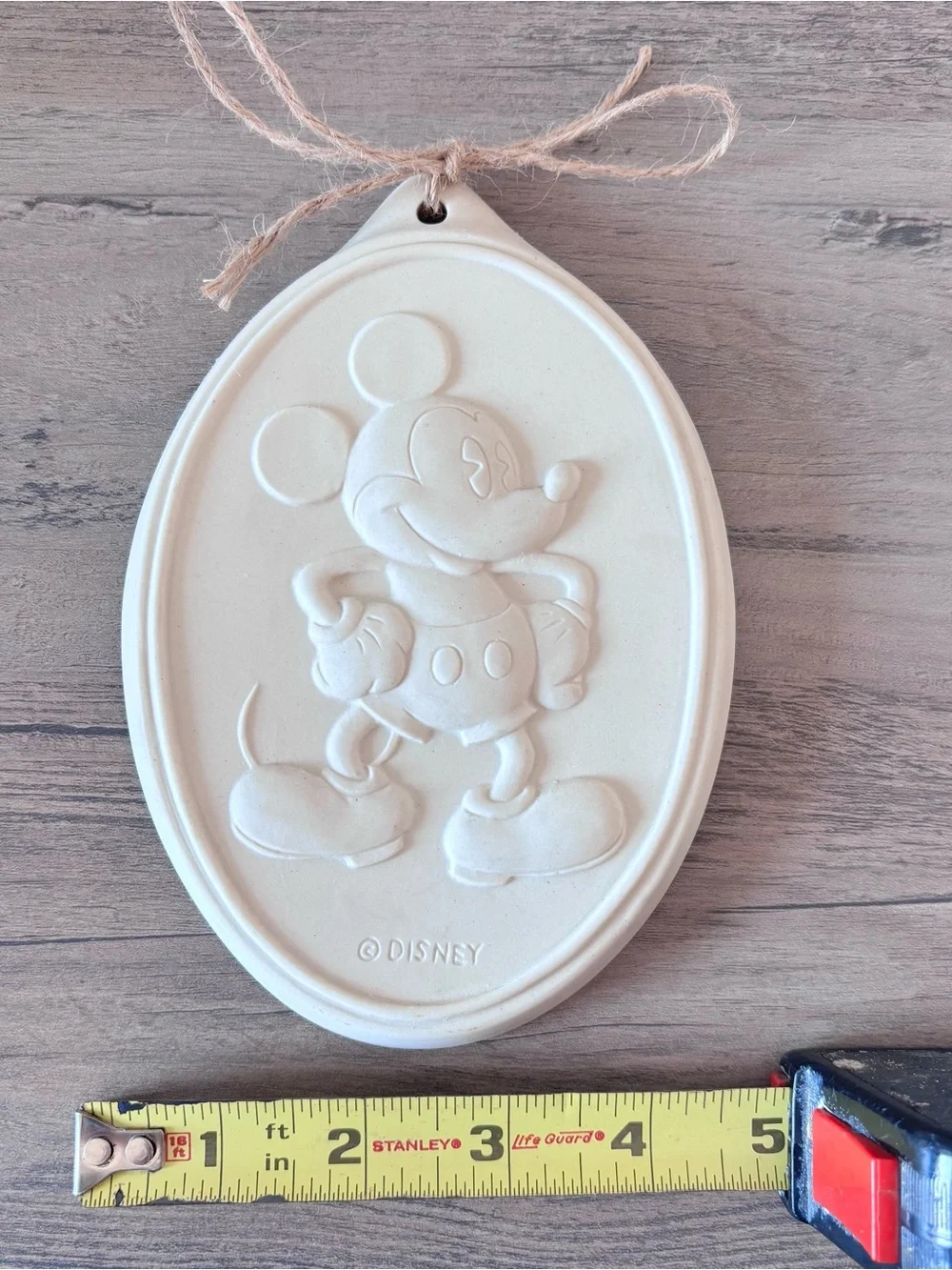 Vintage 1990s Disney Mickey Mouse & Co. Ceramic Cookie Flip Mold and Wall Plaque